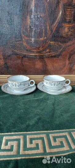 Антикварная чайная пара.19 век Россия