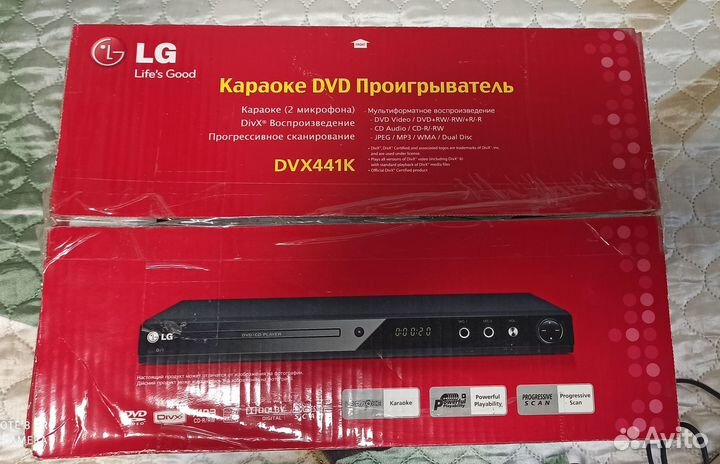 Караоке DVD проигрыватель LG DVX441K