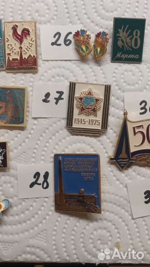 Значки СССР разные