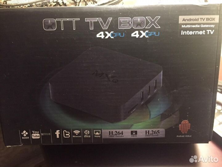Интернет TV OTT TV BOX4X Android + mini keyboard