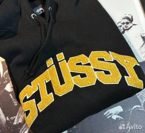 Худи stussy pigment dyed