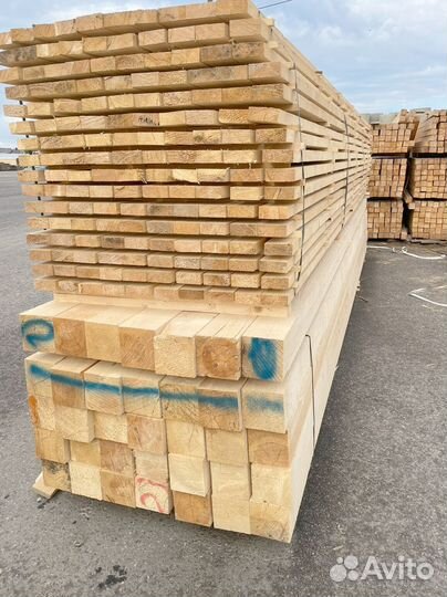 Брус строганный 100х200х6000мм