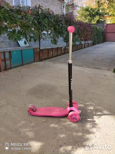 Самокат детский трехколесный бу