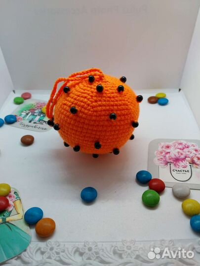 Набор новогодних шариков ручной работы