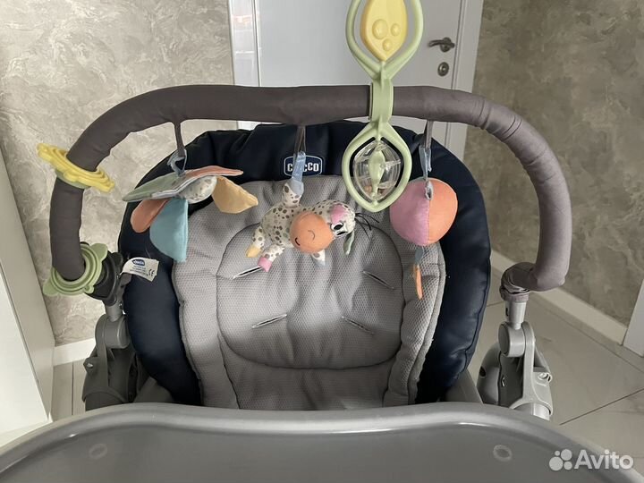 Стульчик для кормления chicco polly magic relax