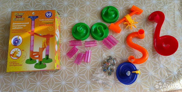 Динамический конструктор лабиринт с шариками