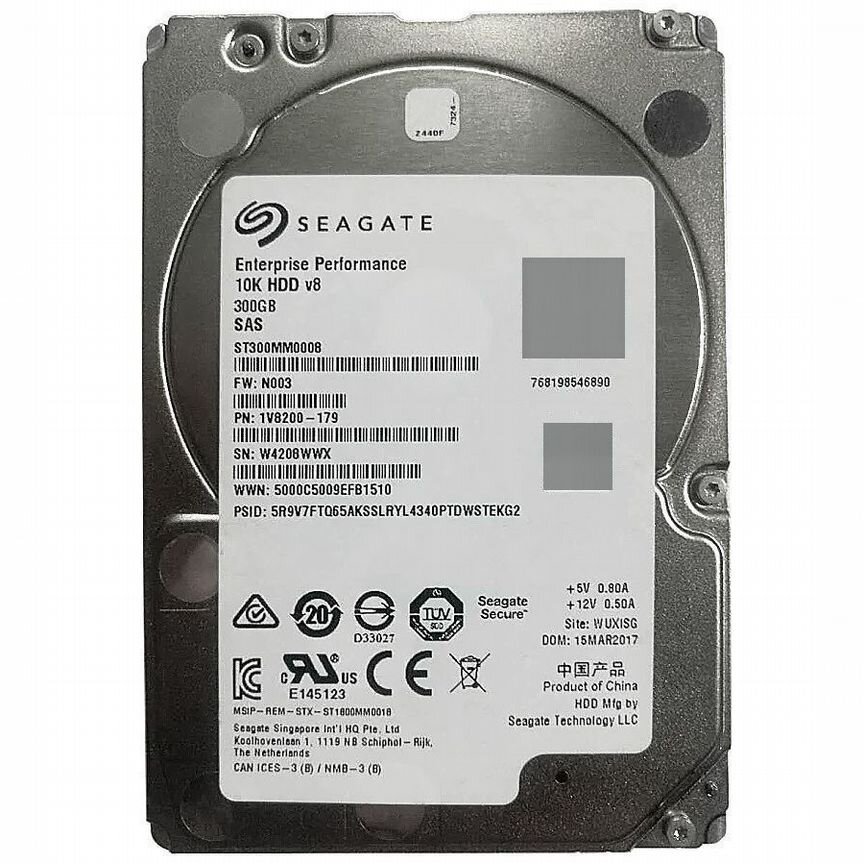 [ST300MM0008] Жесткий Диск Seagate 300gb 12g Sas 2,5 St300mm0008