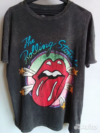 Metallica The Rolling Stones футболка -мерч