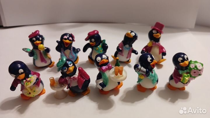 Пингвины на вечеринке. Киндер. Полная серия