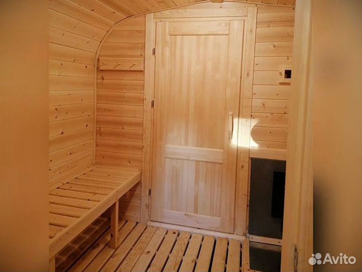 Готовая баня бочка 6 м