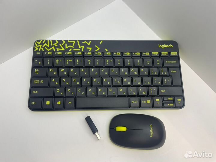 Logitech Mk 240 nano Черный