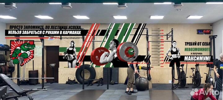 Роспись стен, визуальное оформление интерьера