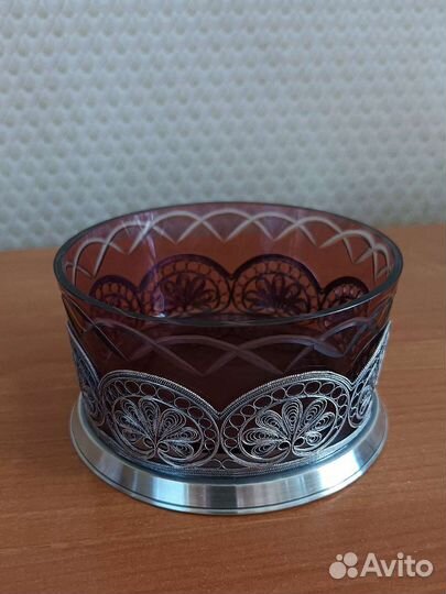 Конфетница мельхиор СССР