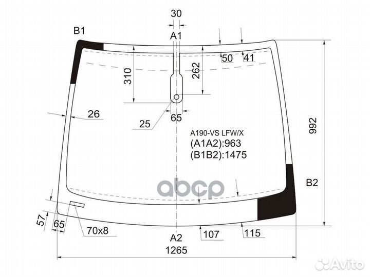 Стекло лобовое + дд mercedes-benz A-class W168