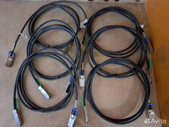 Кабель mellanox infiniband 10G qsfp+ TO CX4 SFF, 3