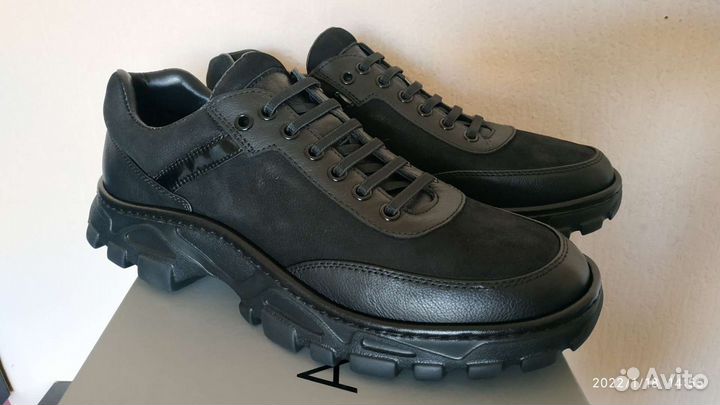 Кроссовки полуботинки Abricot новые натур.кожа р43