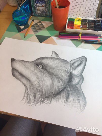 Педагог по творчеству, портрет, картины на заказ