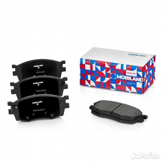 429102670 Колодки тормозные дисковые перед
