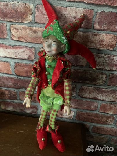 Кукла арлекин,клоун