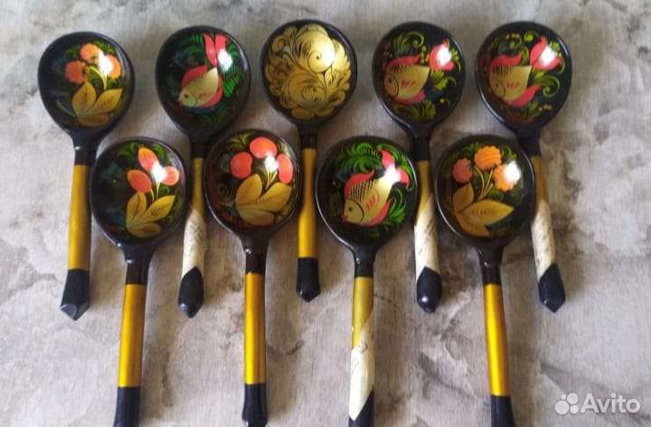 Сувенирные ложки 9 штук