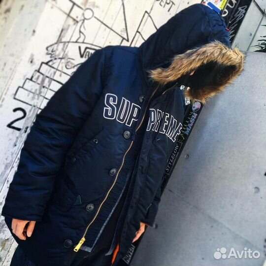 Supreme n3b parka оригинал