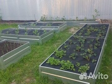 Садовая грядка из оцинкованной стали 2м и 3 м
