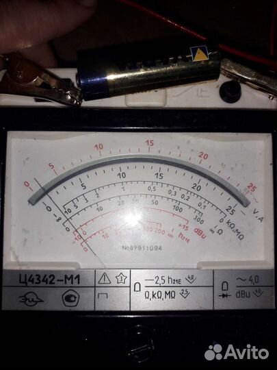 Электроизмерительный прибор Ц4342. СССР