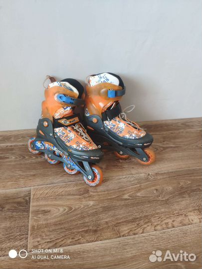 Продам ролики выдвижные размер 34-37 б/у 1 сезон