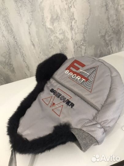 Шапка зимняя для мальчика 54р