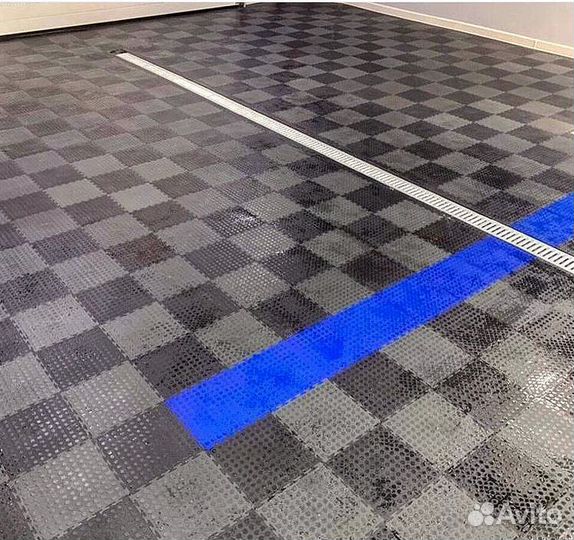 Модульный пол для гаража