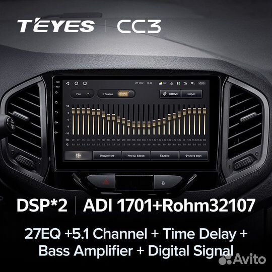 Магнитола Teyes LADA Xray CC3L CC3 2k