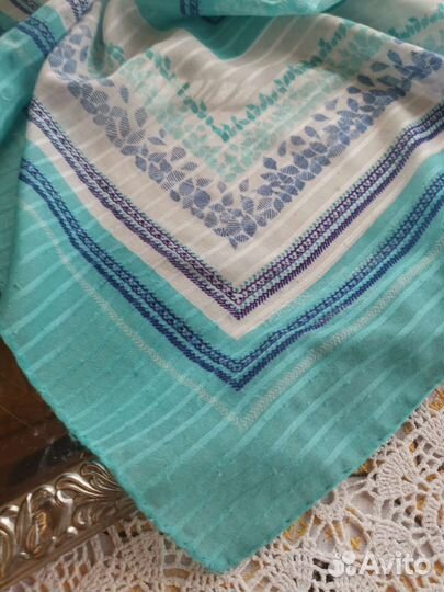 Винтаж платок нежные тона