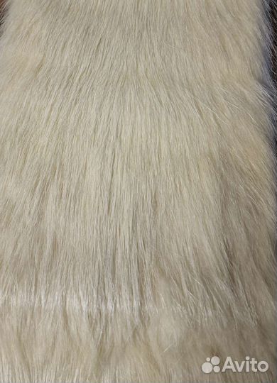Натуральный мех ретро / белая нутрия
