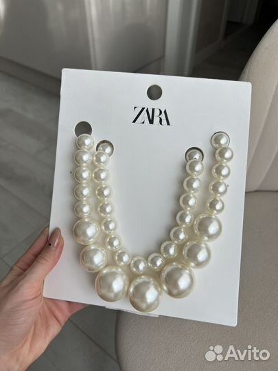 Ожерелье бусы серьги чокер Zara