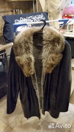 Продам мужскую куртку на меху (дубленка)