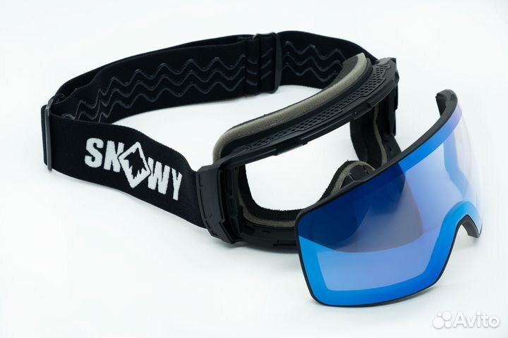 Маска фотохромная snowy sonar grey coat ice blue