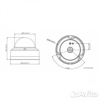 Купольная IP камера IPC-D042-G2/U (4mm) с Авитодоставкой, с НДС