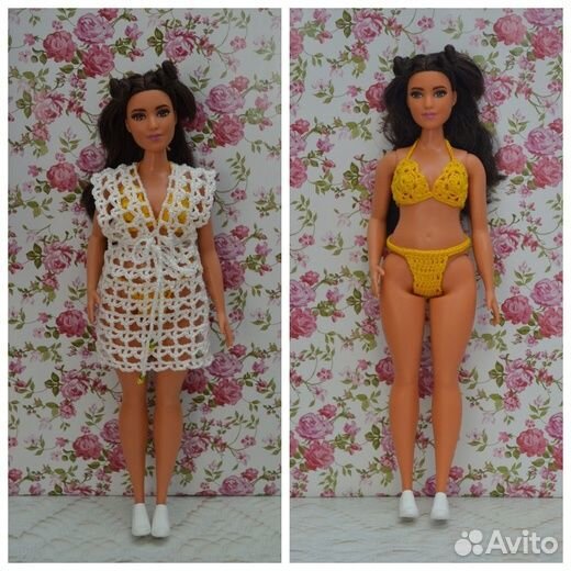 Вязаная одежда для кукол Barbie