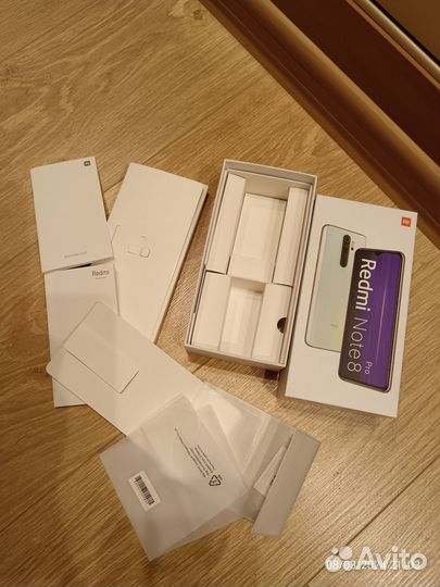 Коробка от смартфон Редми нот 8 про
