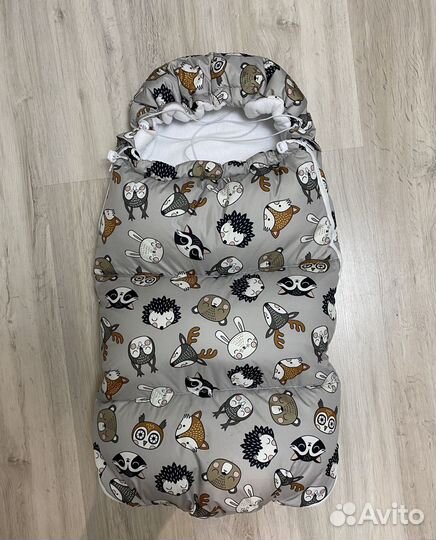 Зимний конверт для новорожденных