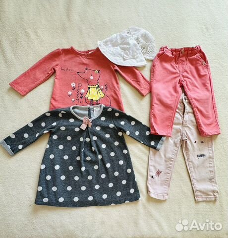 Вещи на девочку пакетом. Размер 80