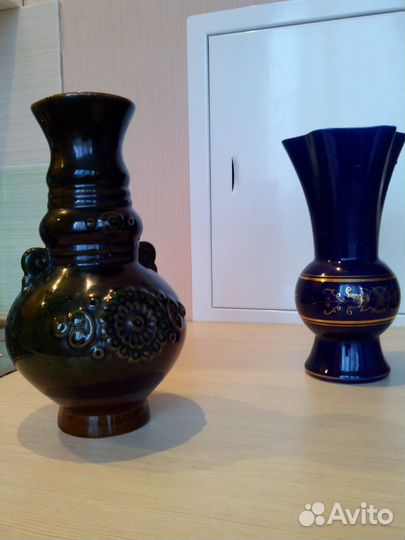 Ваза цветная Гжель, СССР