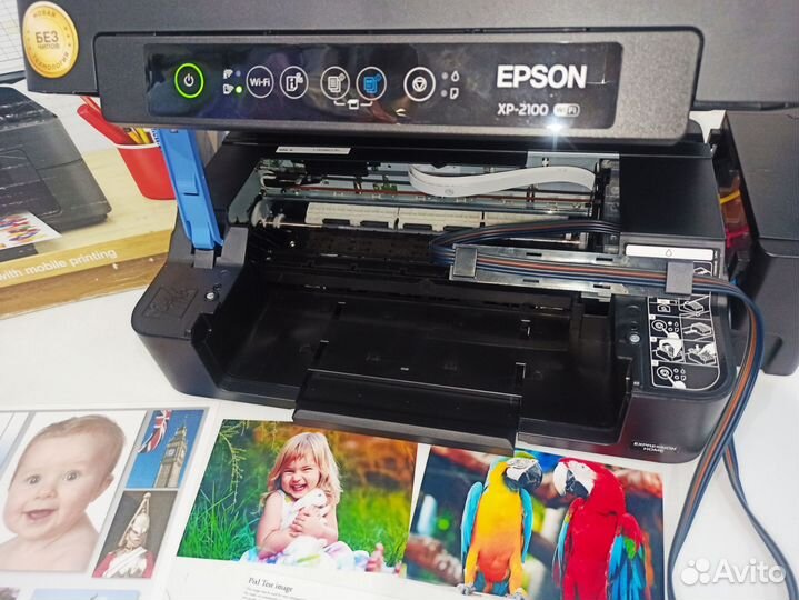 Мфу Epson XP2100 с WiFi и снпч