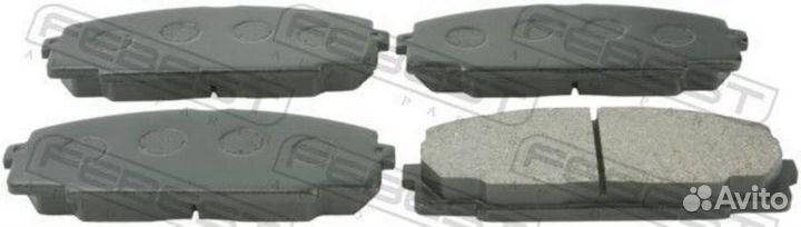 Febest 0101KLH12F колодки тормозные передние