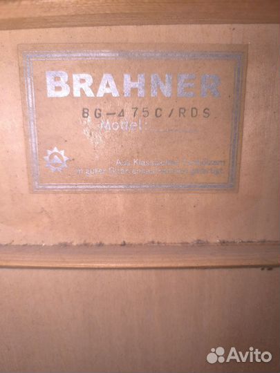 Акустическая гитара Brahner