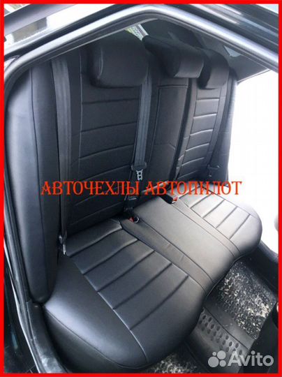 Чехлы Автопилот Hyundai i40 из экокожи чёрные