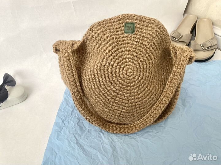 Сумка женская пляжная плетеная