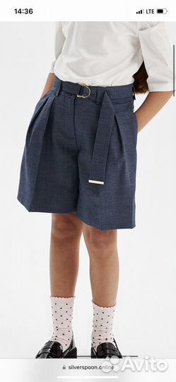 Школьные шорты р152 Silver Spoon
