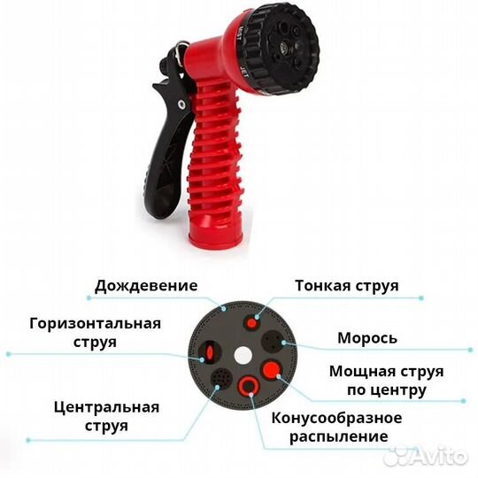 Шланг поливочный растягивающийся