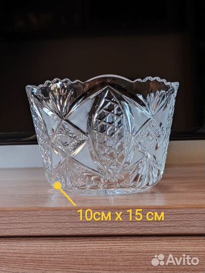 Хрусталь. Стопки, салатники, вазы